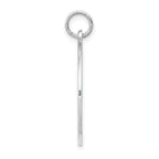Sterling Silver Rhodium-plated Medical Jewelry Pendant