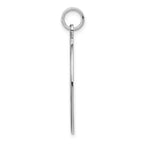 Sterling Silver Rhodium-plated Medical Jewelry Pendant