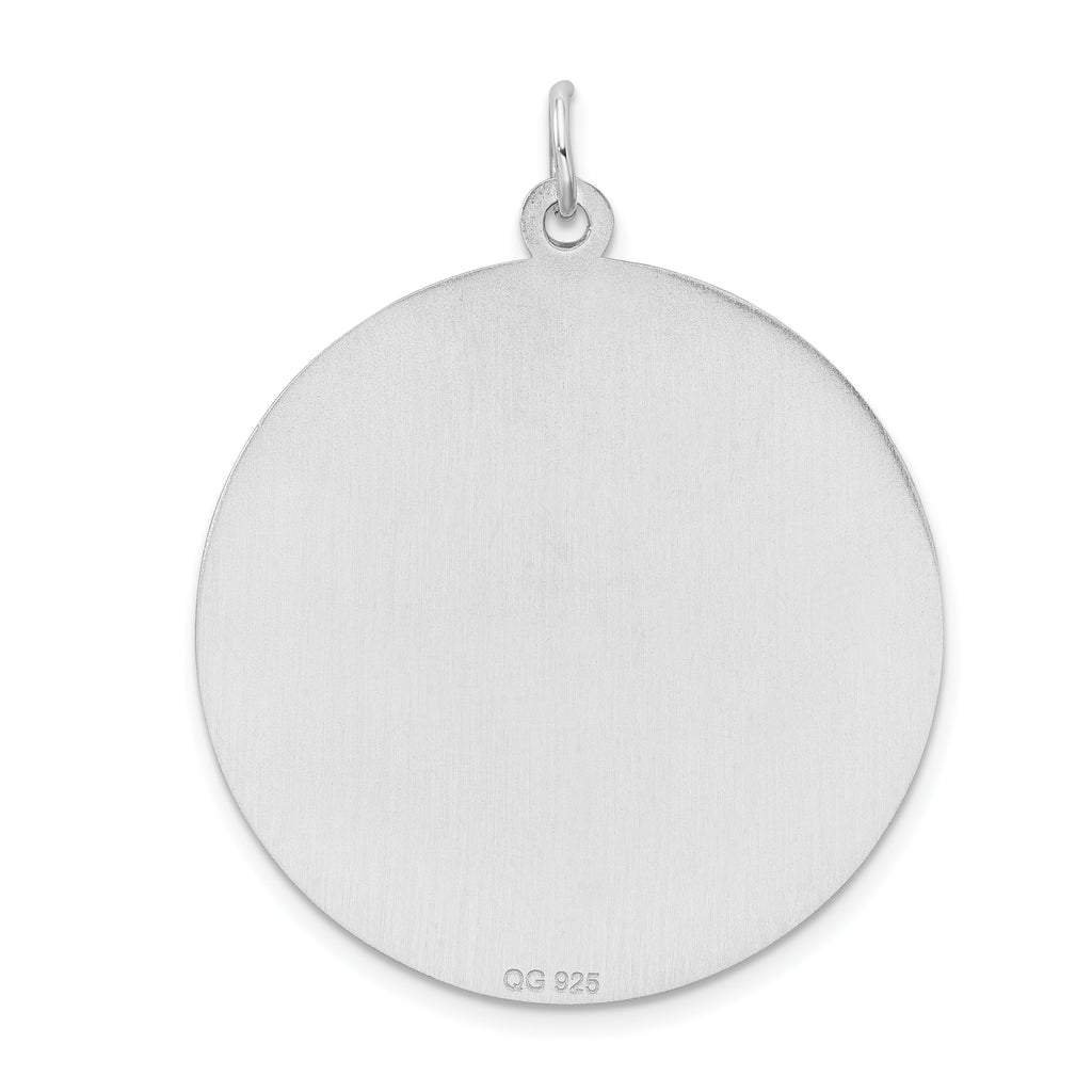 Sterling Silver Rhodium-plated Medical Jewelry Pendant