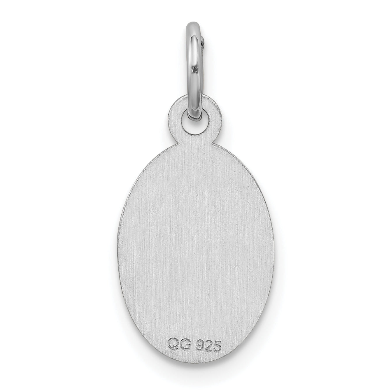 Sterling Silver Rhodium-plated Medical Jewelry Charm