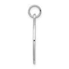 Sterling Silver Rhodium-plated Medical Jewelry Pendant
