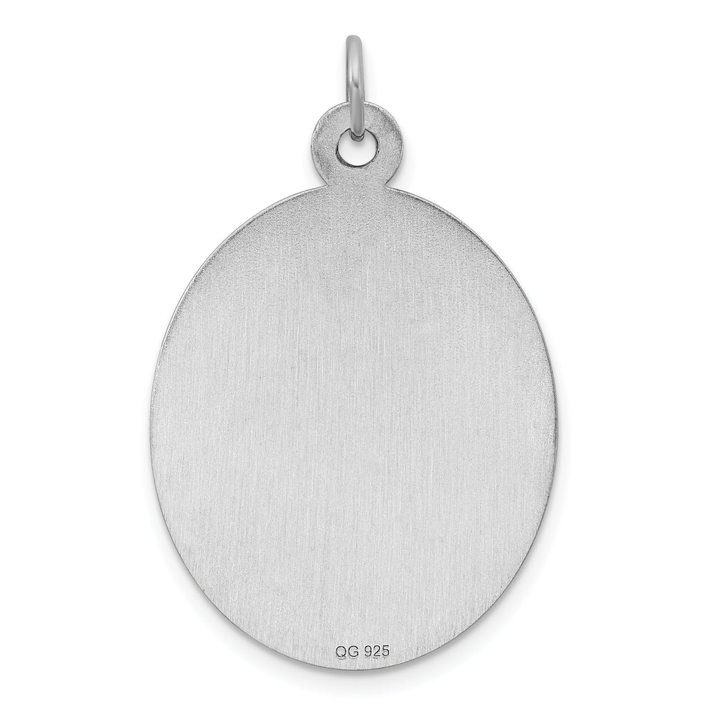 Sterling Silver Rhodium-plated Medical Jewelry Pendant