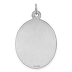 Sterling Silver Rhodium-plated Medical Jewelry Pendant