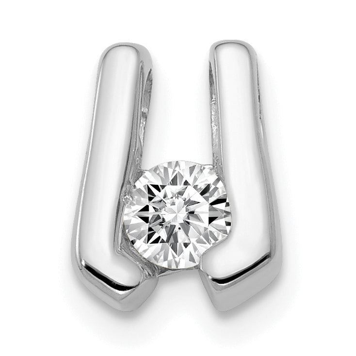 14K White Gold VS Diamond slide Main image