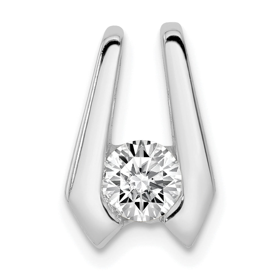 14K White Gold VS Diamond slide Main image