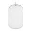 14K White Gold Plain .013 Gauge Engraveable Dog Tag Disc Charm