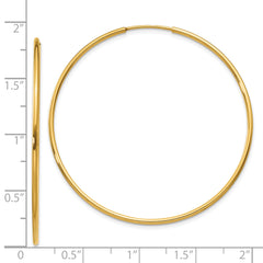 14k 1.25mm Endless Hoop Earring