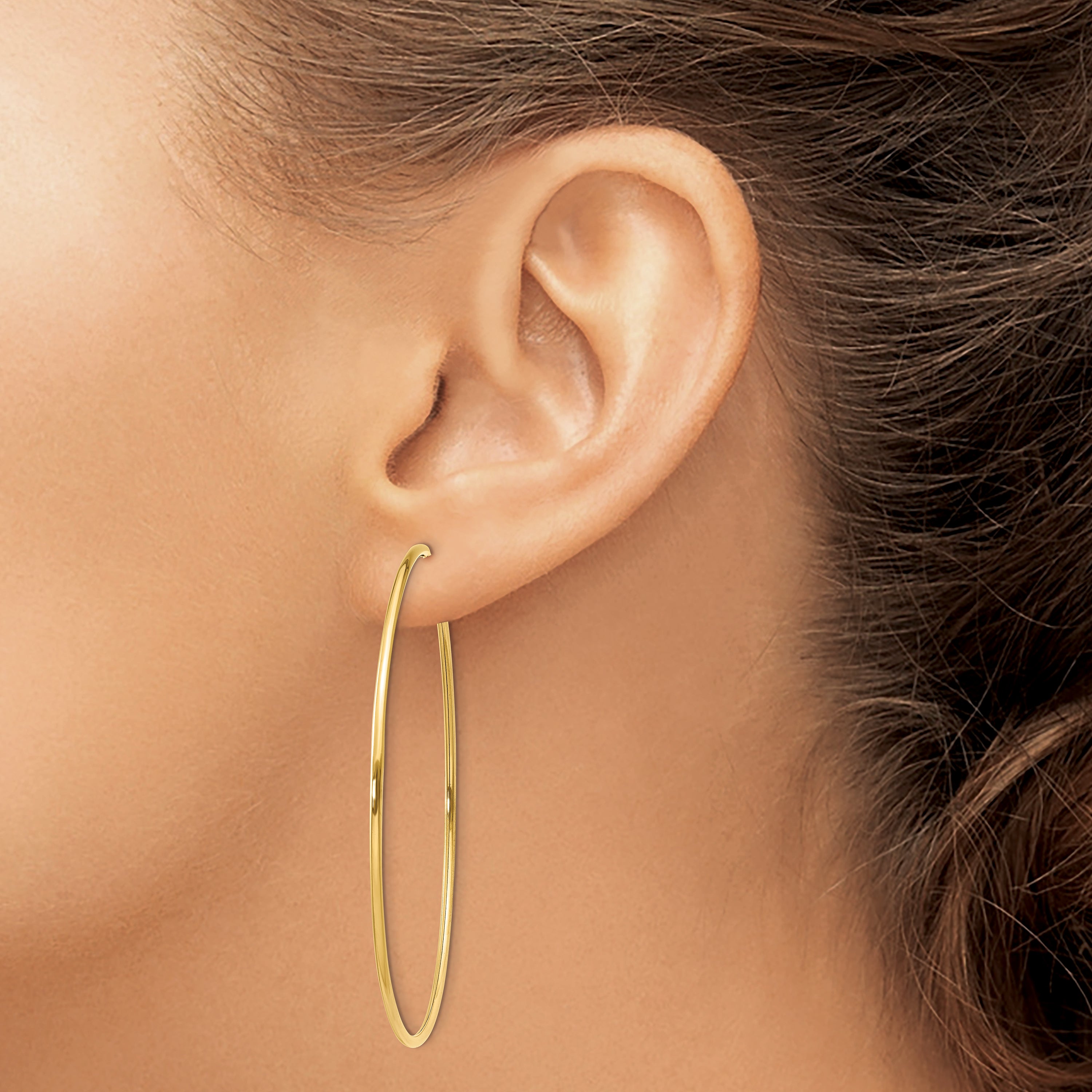 14k 1.25mm Endless Hoop Earring