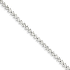 14k White Gold Diamond Bracelet