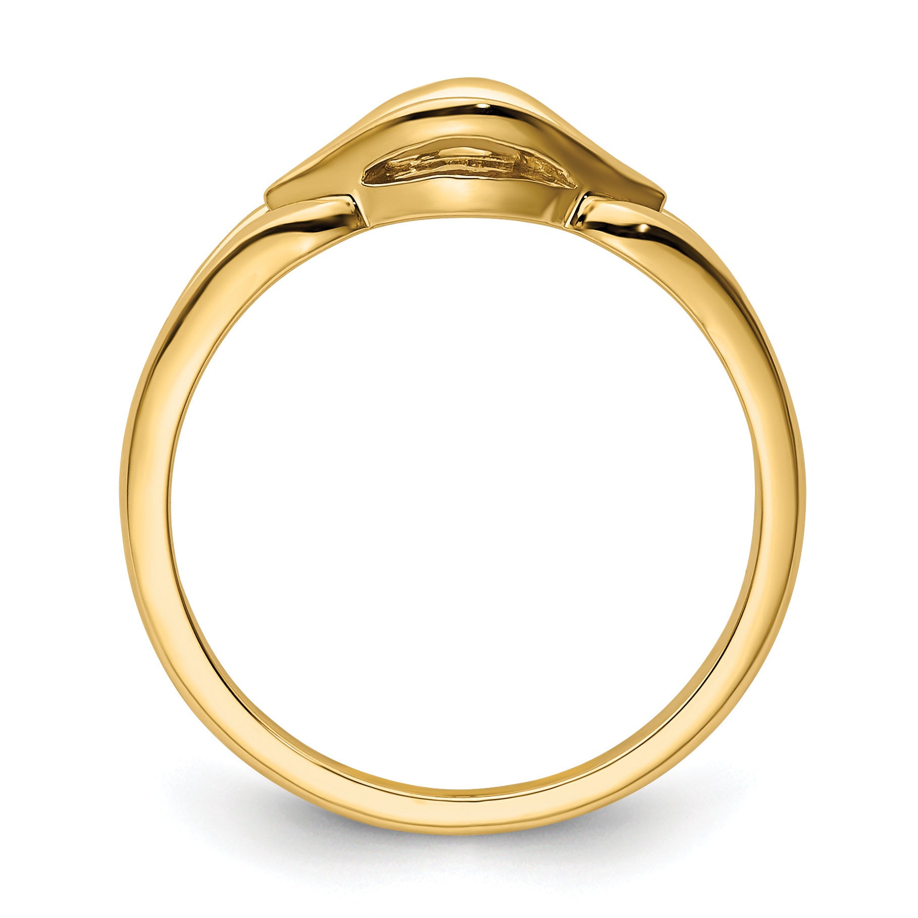 14k Diamond Ring Mounting (No Stone Included) Secondary image