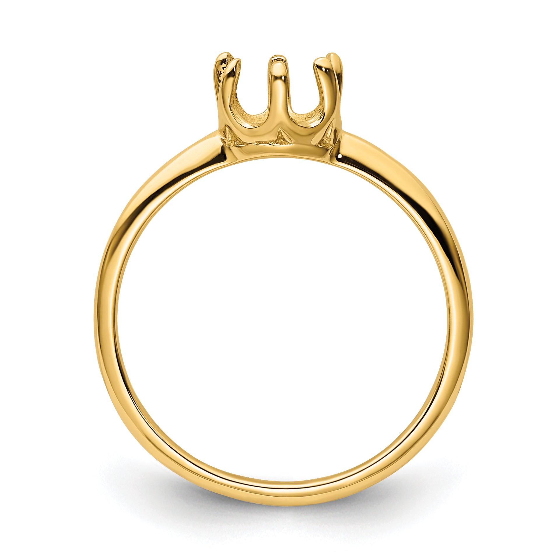 14k 5.5mm Pearl Ring Mounting (No Stone Included)