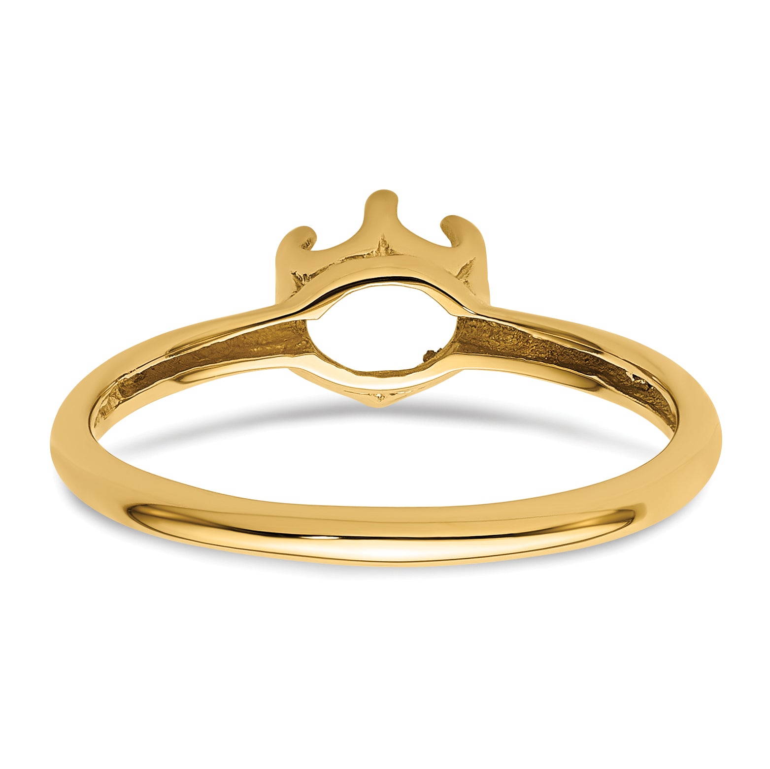 14k 5.5mm Pearl Ring Mounting (No Stone Included)