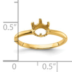 14k 5.5mm Pearl Ring Mounting (No Stone Included)
