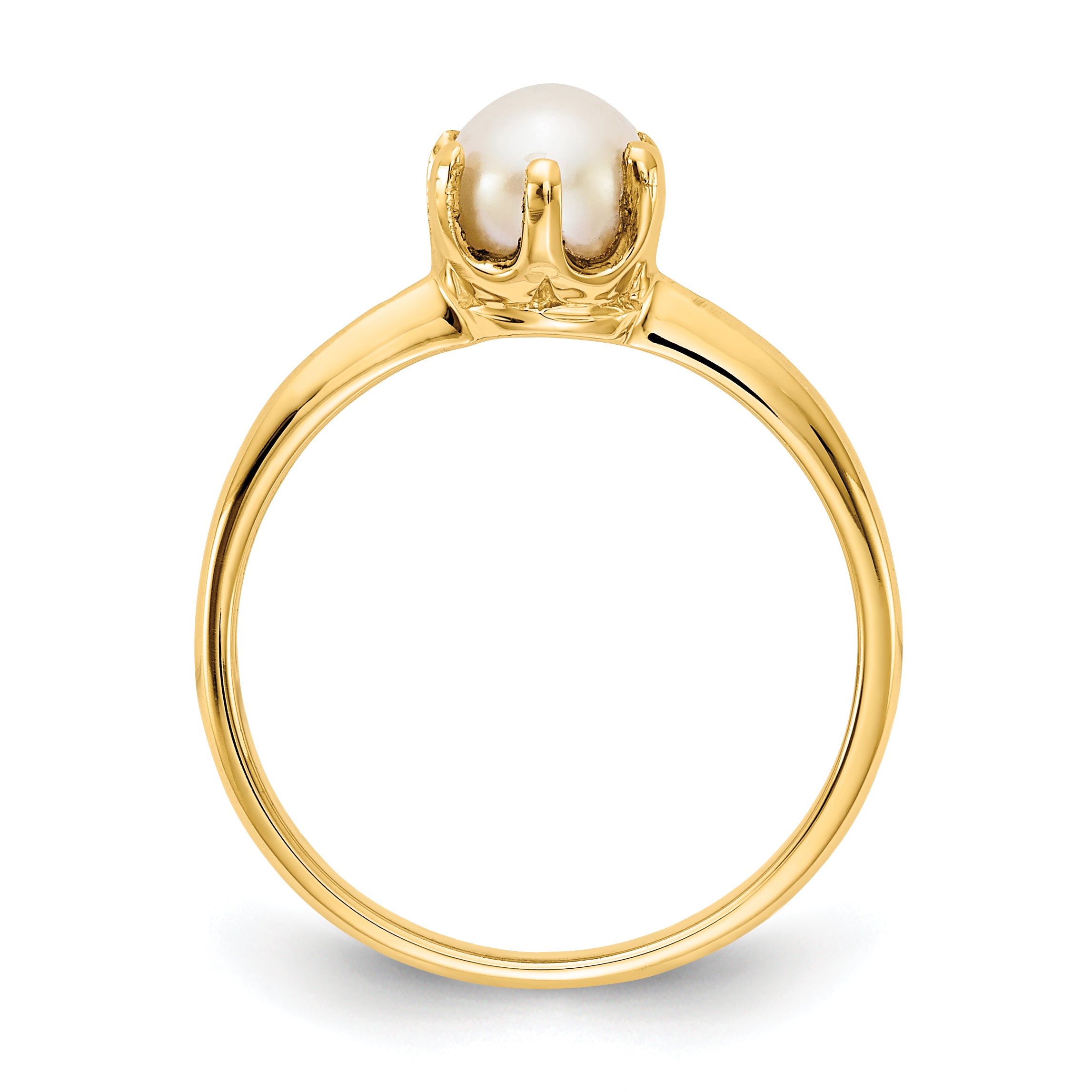 14k 5.5mm Fresh Water Cultured Pearl ring
