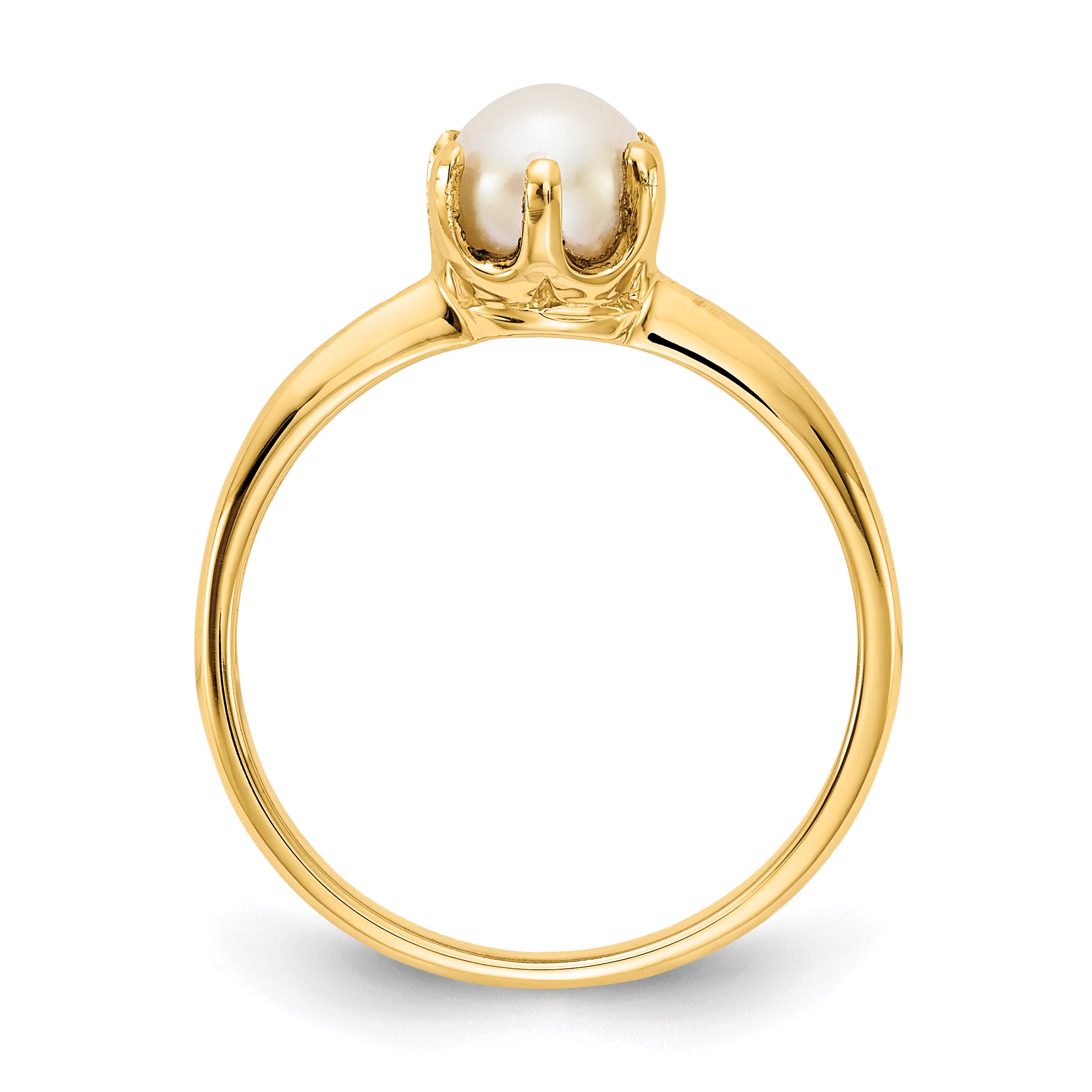 14k 5.5mm Fresh Water Cultured Pearl ring