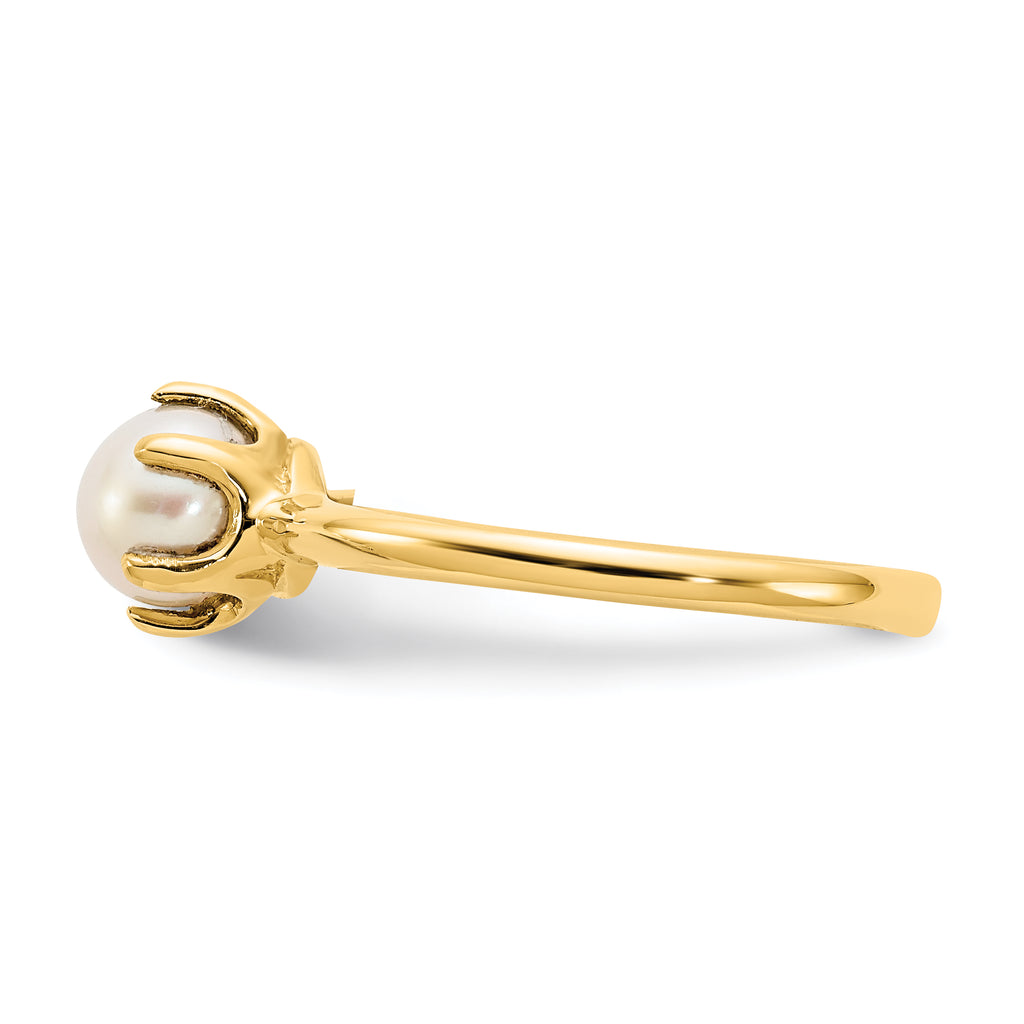 14k 5.5mm Fresh Water Cultured Pearl ring