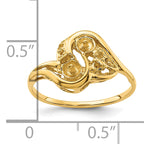 14k 4mm Pearl & Diamond Ring Mounting (No Stone Included)