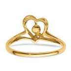 14k 4.5mm Pearl & Diamond Ring Mounting (No Stone Included)
