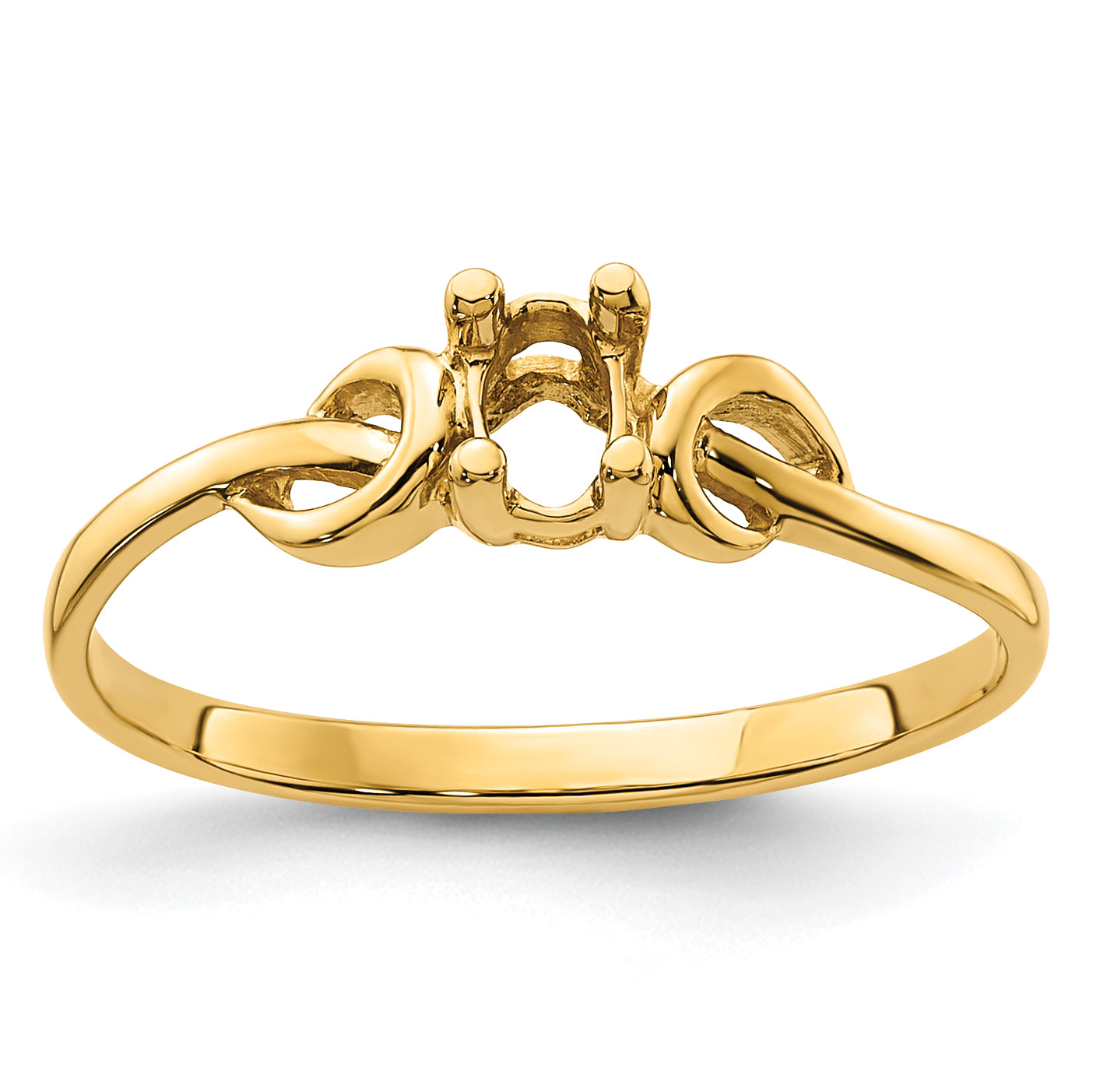 14k Gemstone Ring Mounting Main image