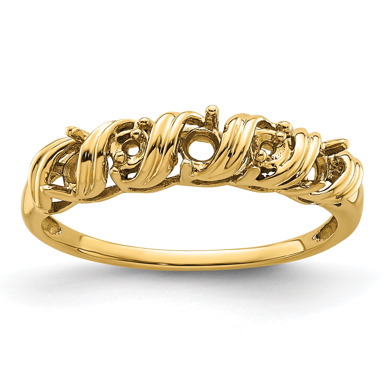 14k Diamond & Gemstone Ring Mounting Main image