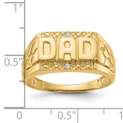 14k AA Diamond men's ring