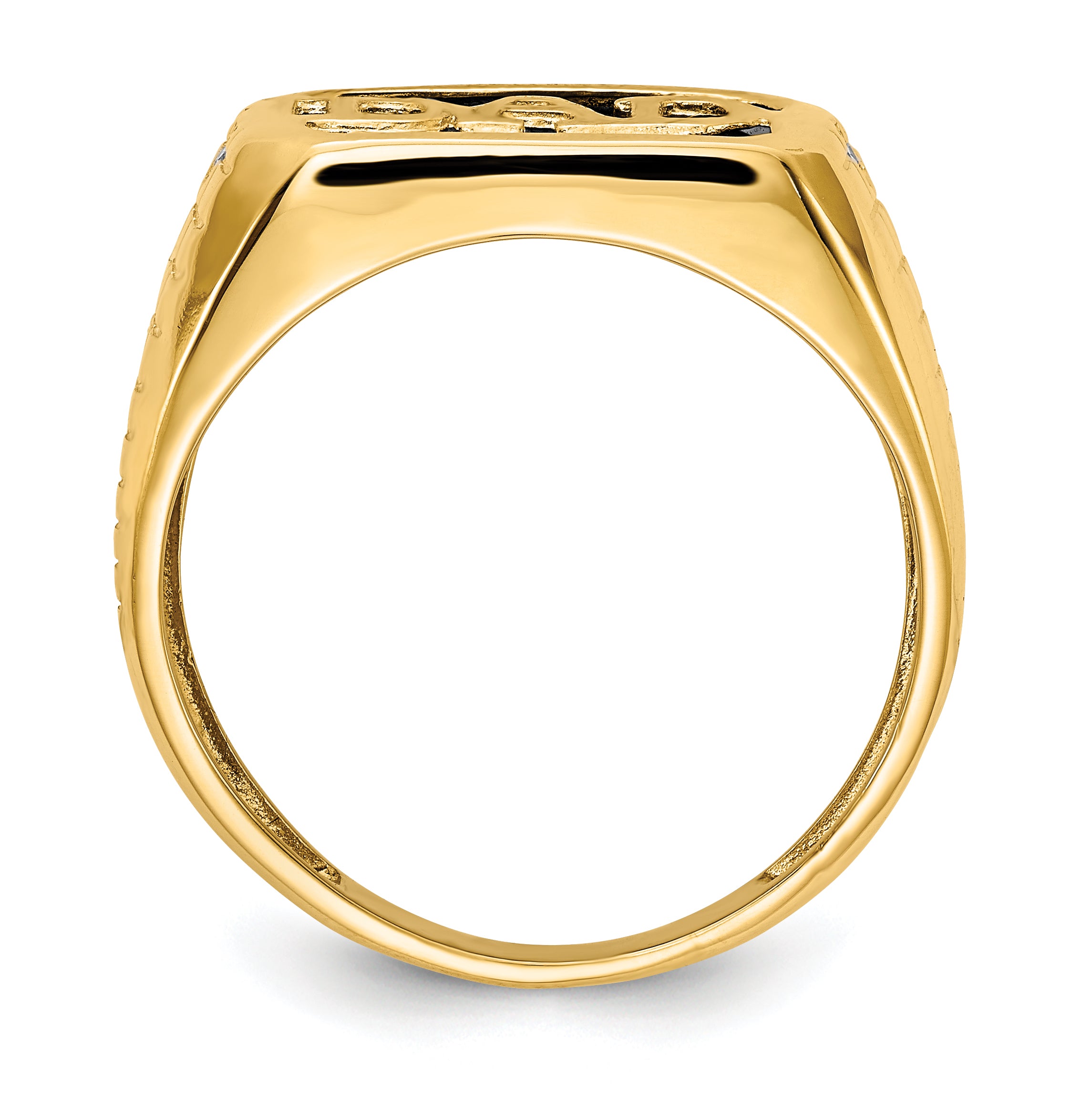 14k AA Diamond Ring