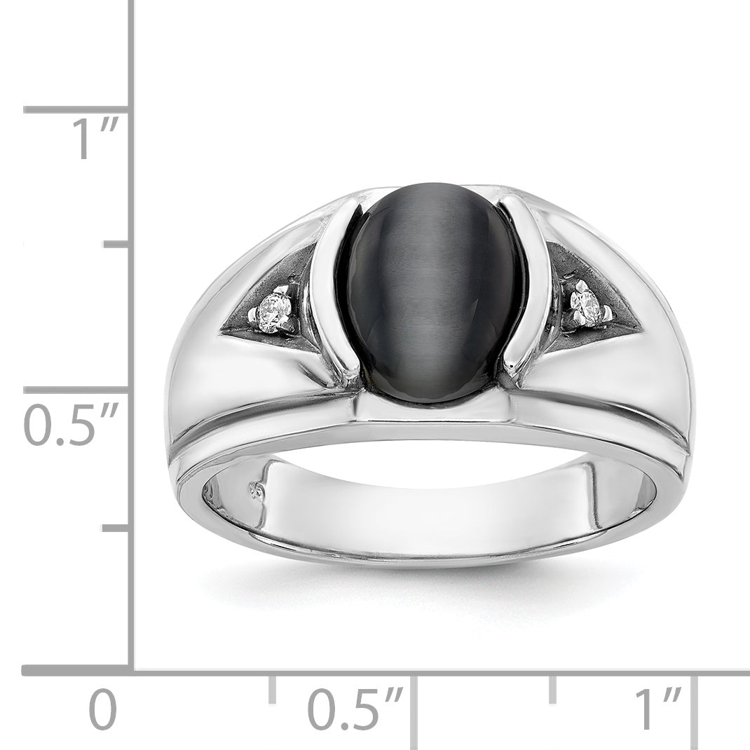 14k White Gold AA Dia Ring