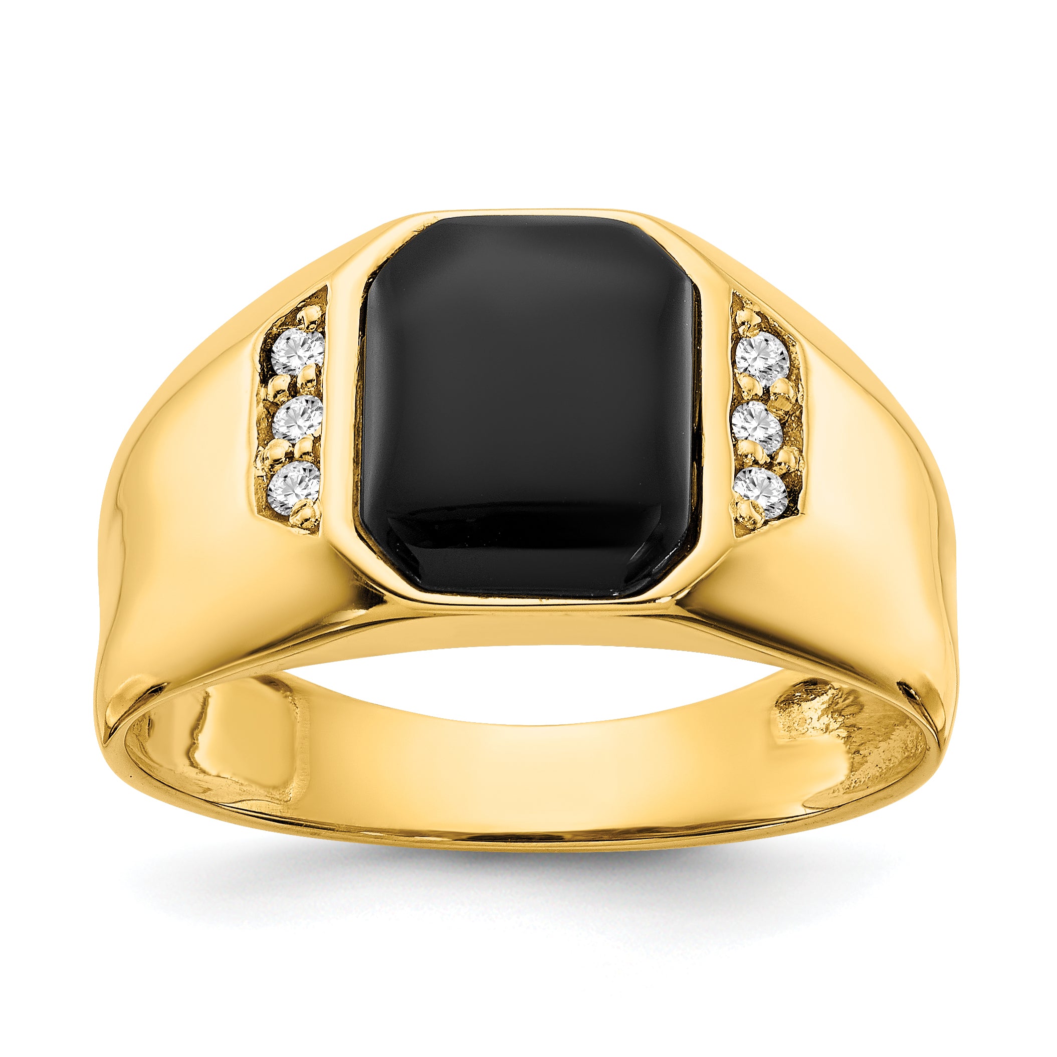 14k AA Diamond Ring