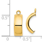 14k Polished Earring Jackets