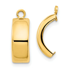 14k Polished Earring Jackets