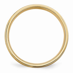 14K Yellow Gold Light Comfort Fit Fancy Band