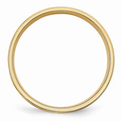 14K Yellow Gold Heavy Comfort Fit Fancy Band