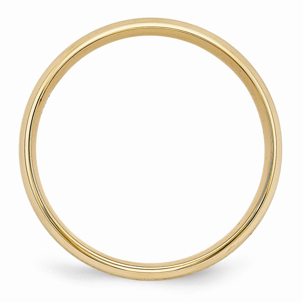 14K Yellow Gold Standard Comfort Fit Fancy Band