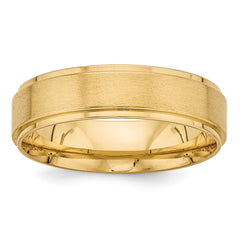 14K Yellow Gold Light Comfort Fit Fancy Band