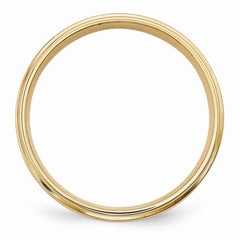 14K Yellow Gold Light Comfort Fit Fancy Band