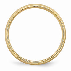 14K Yellow Gold Standard Comfort Fit Fancy Band