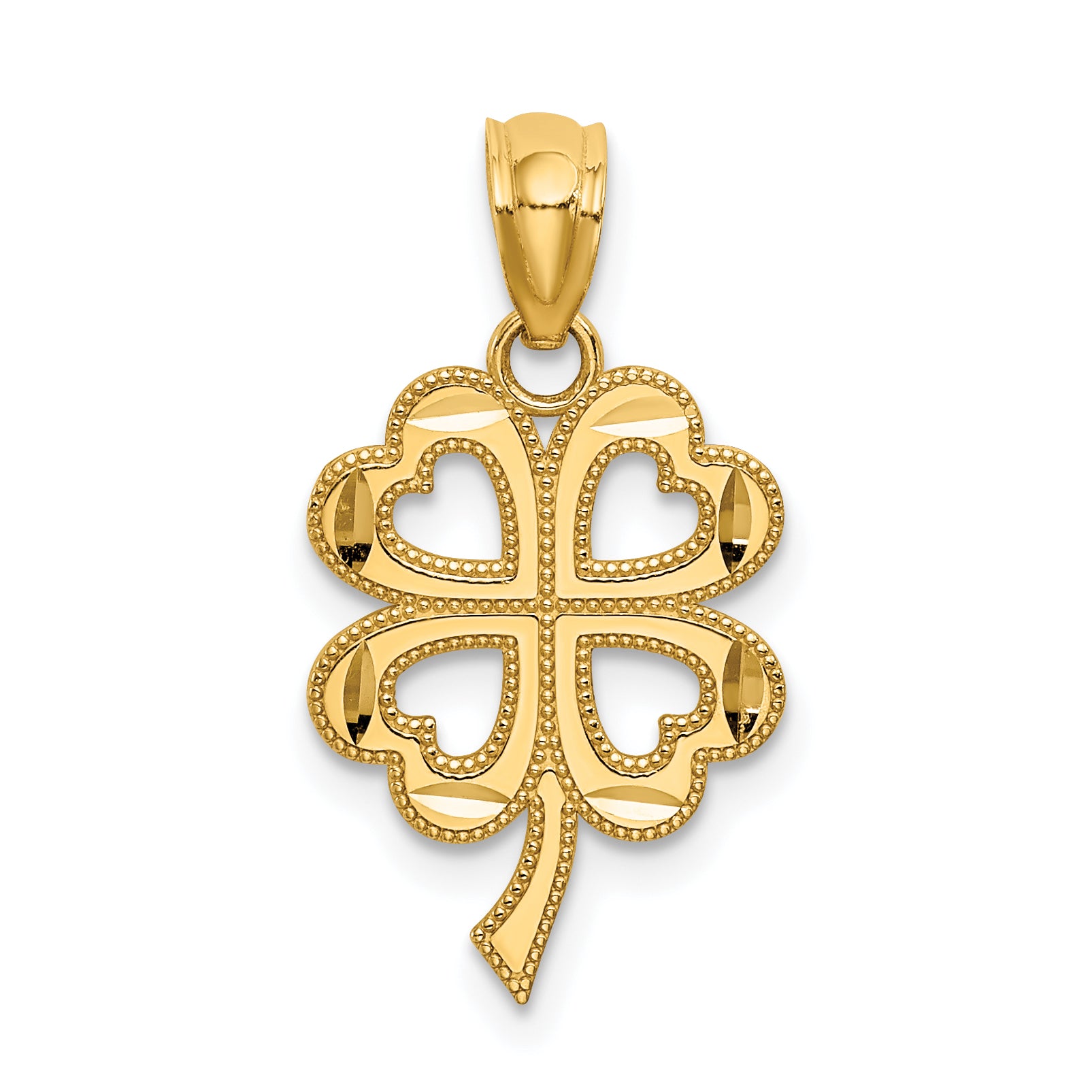 14k Four Leaf Clover Pendant Main image