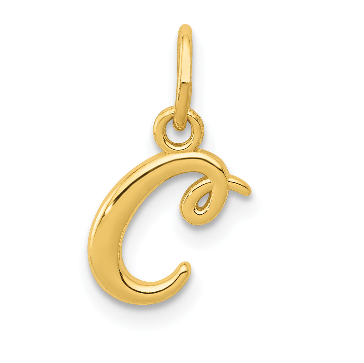 14k Yellow Gold Letter C Initial Charm Main image
