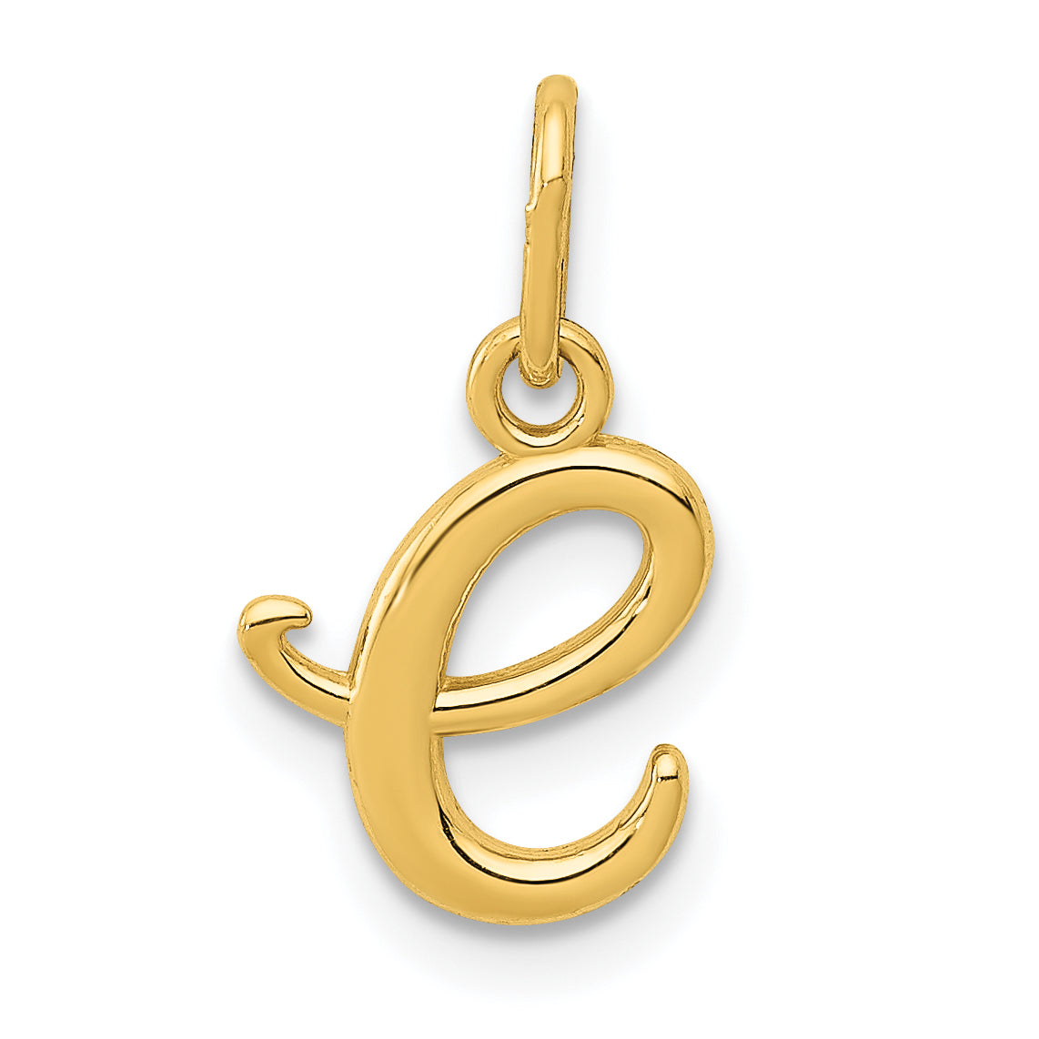 14k Yellow Gold Letter E Initial Charm Main image