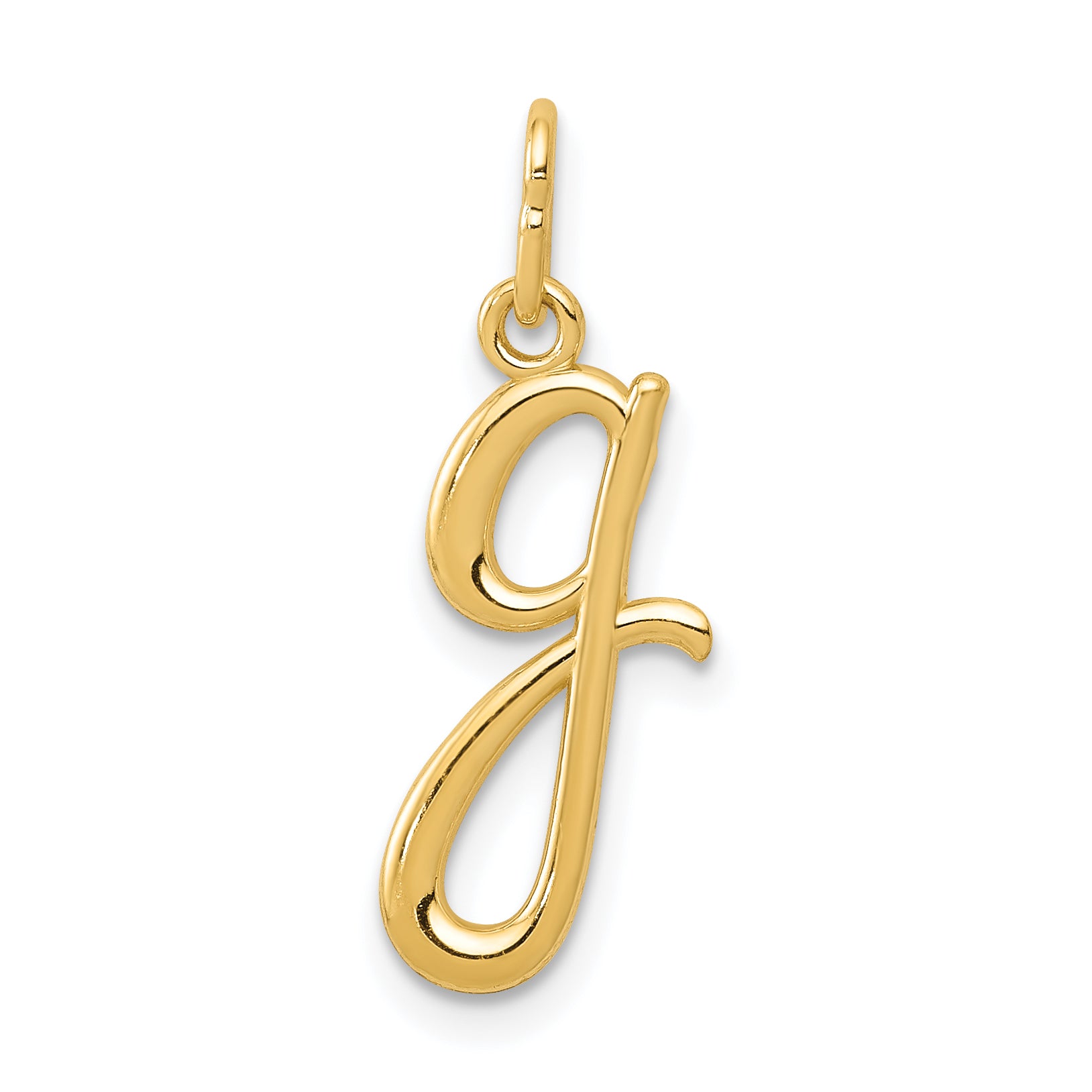 14k Yellow Gold Letter G Initial Charm Main image