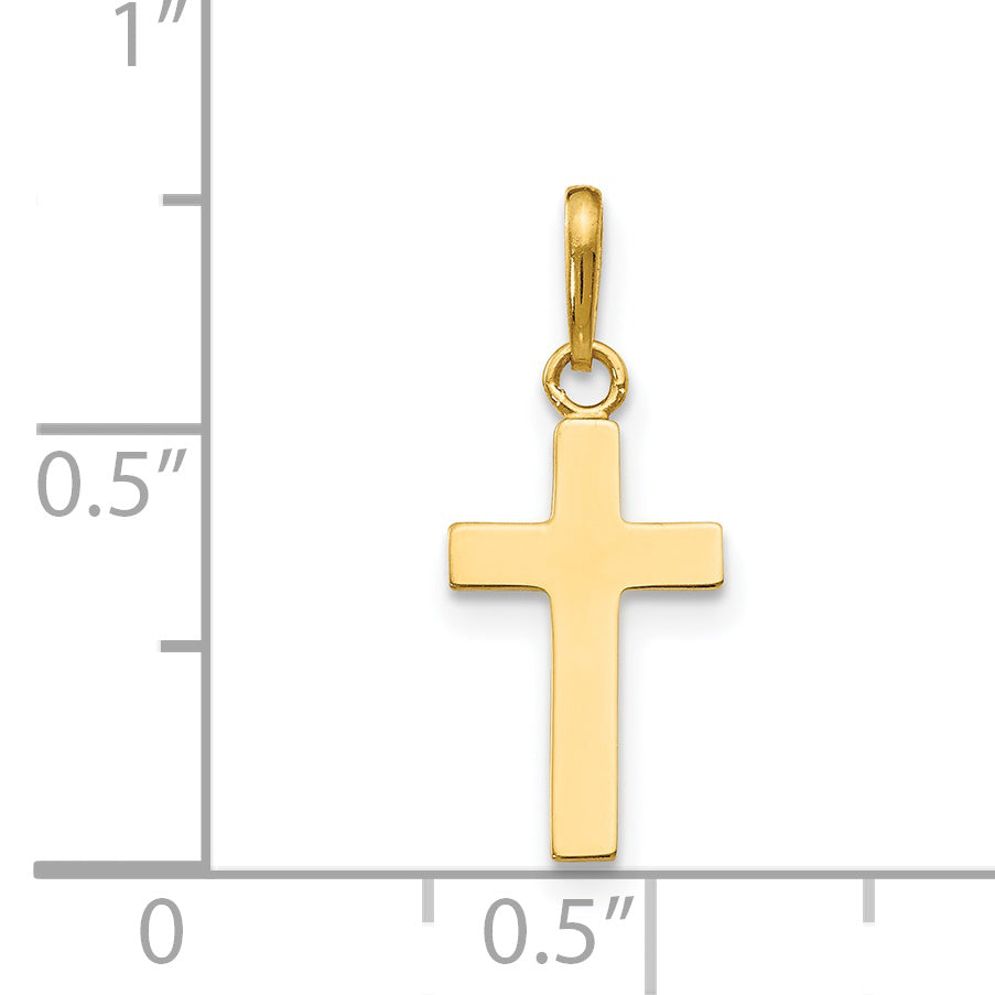 14K Children's Cross Pendant