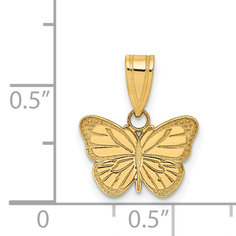 14K Laser Cut Charm