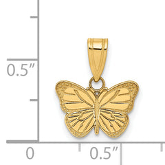 14K Laser Cut Charm
