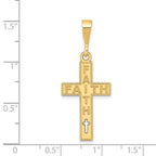 14K Laser Cut Charm