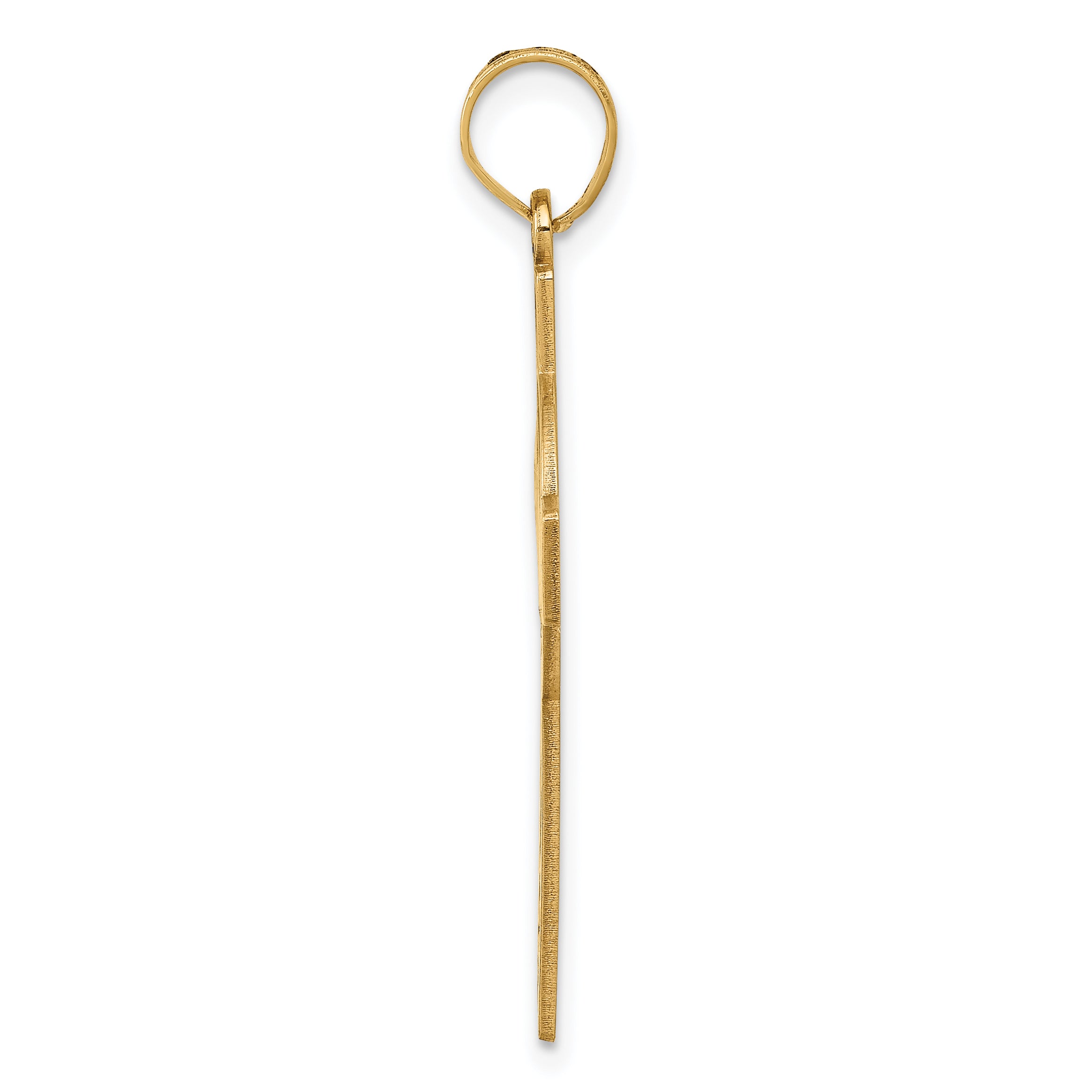 14K Laser Cut Charm