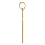 14K Laser Cut Charm