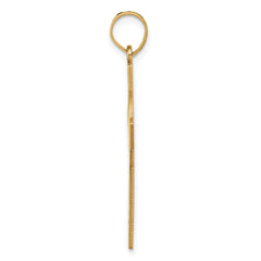 14K Laser Cut Charm