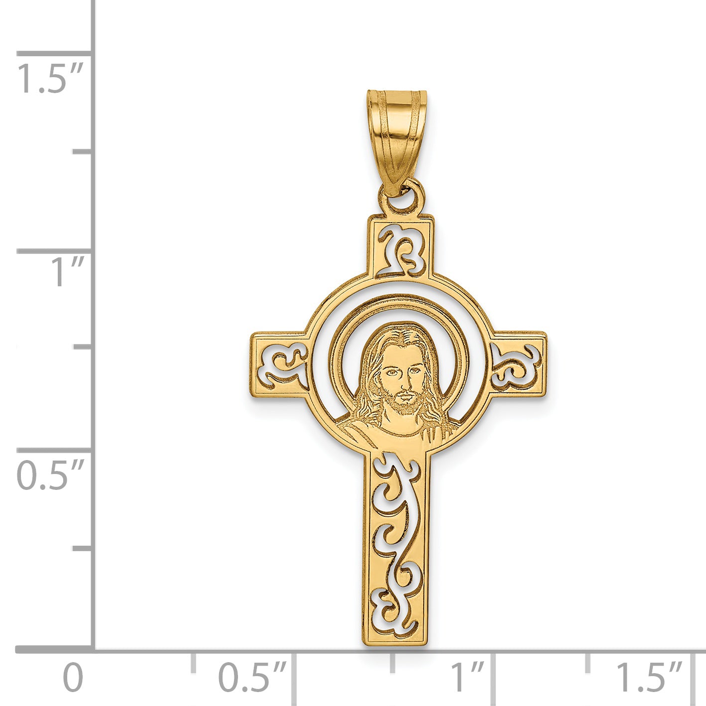 14K Laser Cut Charm