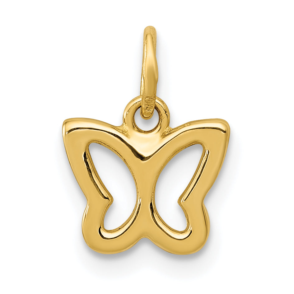 14k Polished Butterfly Pendant Main image