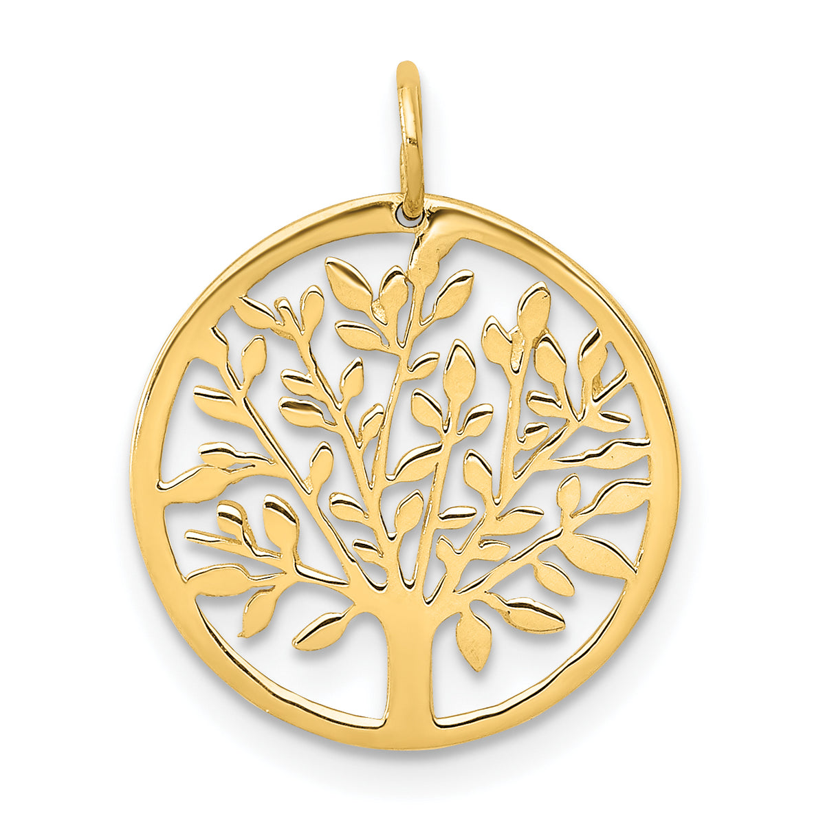 14k Round Tree Pendant Main image